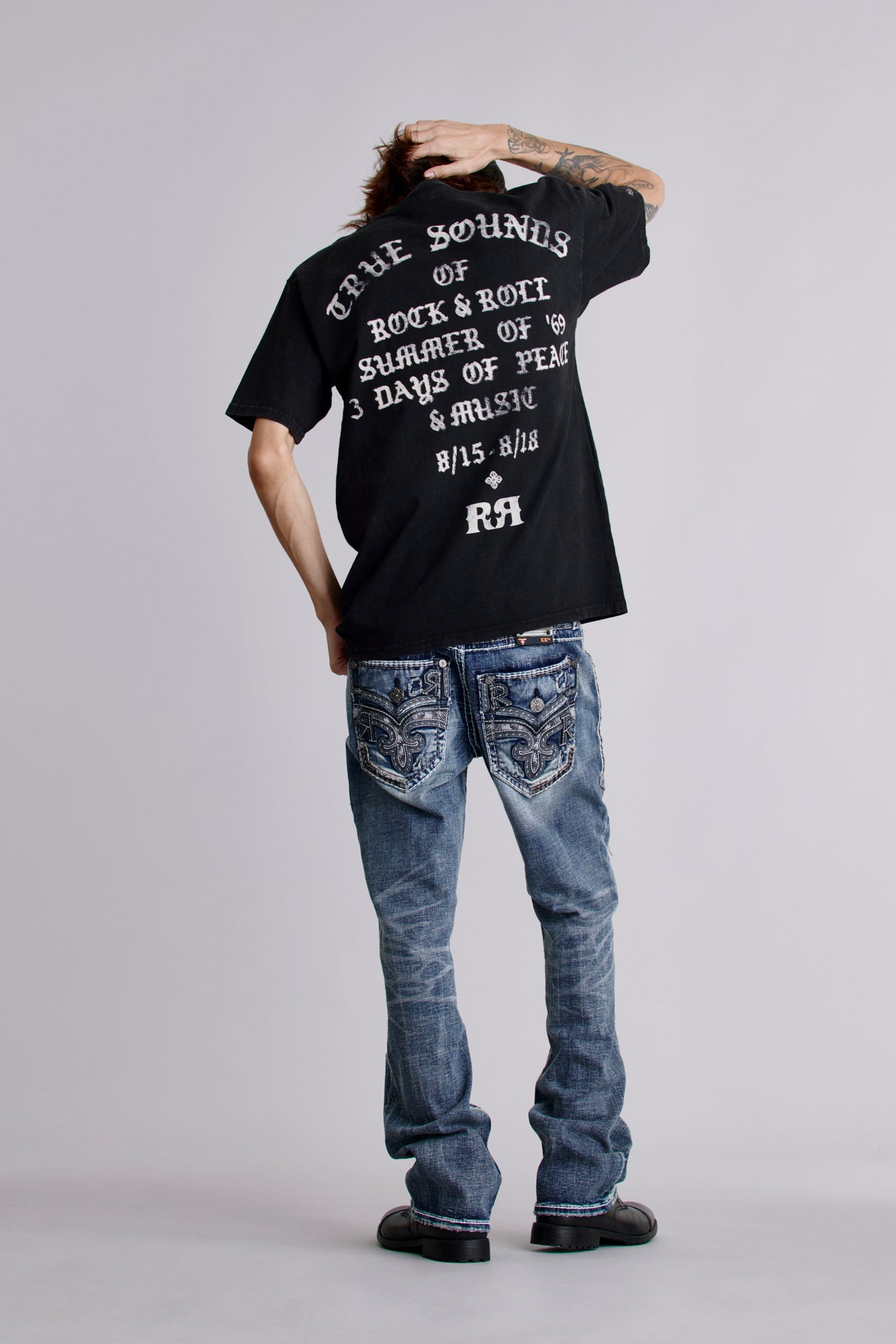 Summer of ’69 Tee in Black - Rock Revival®