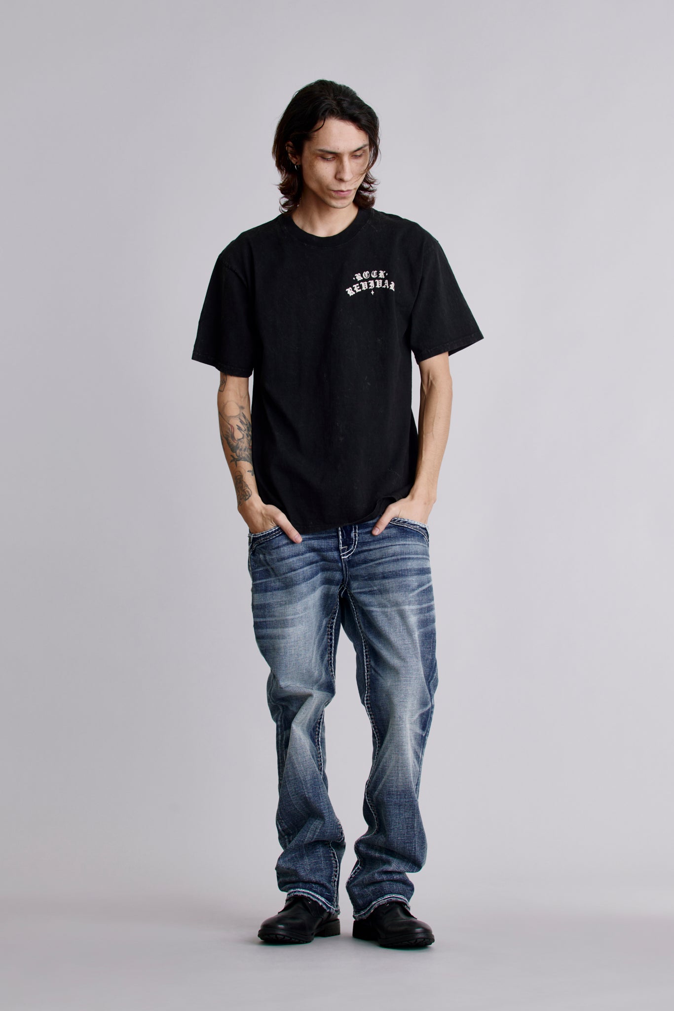 Summer of ’69 Tee in Black - Rock Revival®