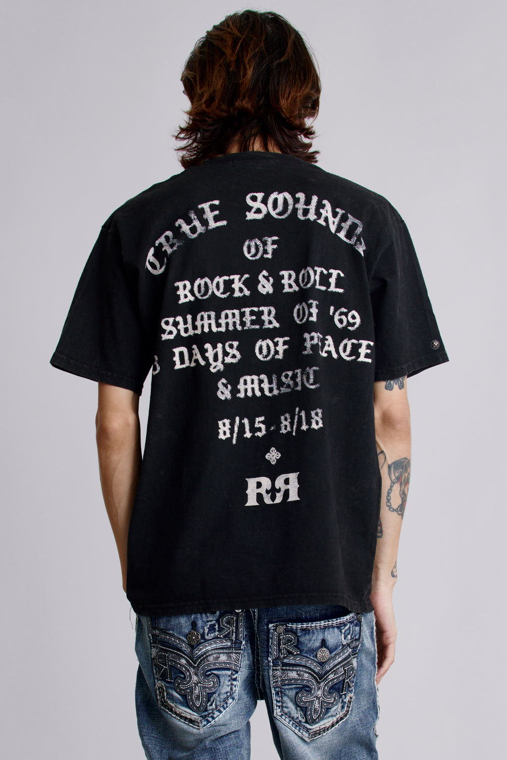 Summer of ’69 Tee in Black - Rock Revival®