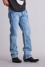 Clark Relaxed Straight in Light Wash