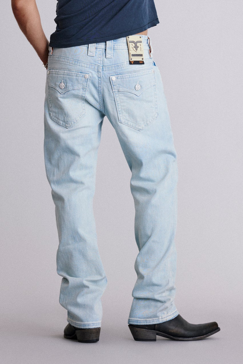 Clark Relaxed Straight in Super Light Wash