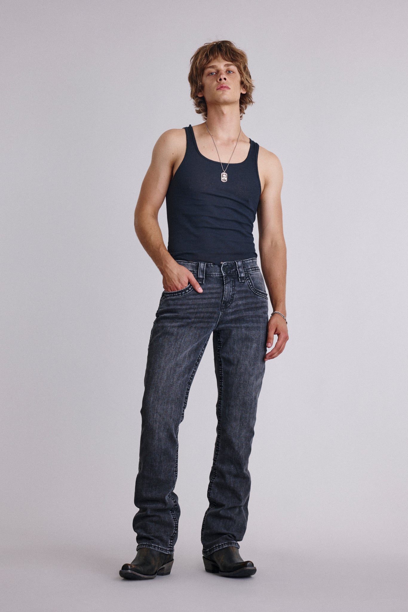 Titan Relaxed Straight Jeans - Rock Revival®