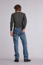 Titan Relaxed Straight Jeans - Rock Revival®