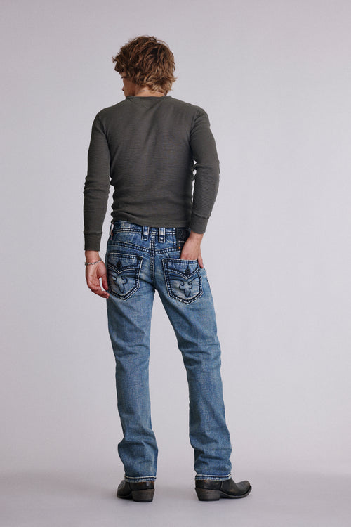 Titan Relaxed Straight Jeans - Rock Revival®