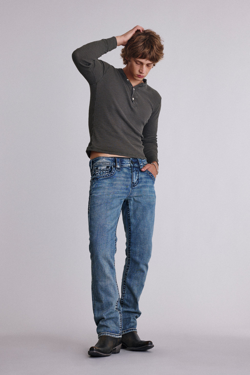 Titan Relaxed Straight Jeans - Rock Revival®