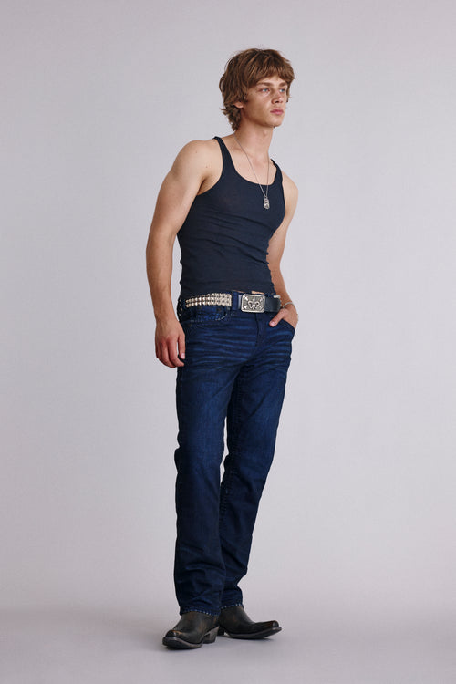Titan Relaxed Straight Jeans - Rock Revival®