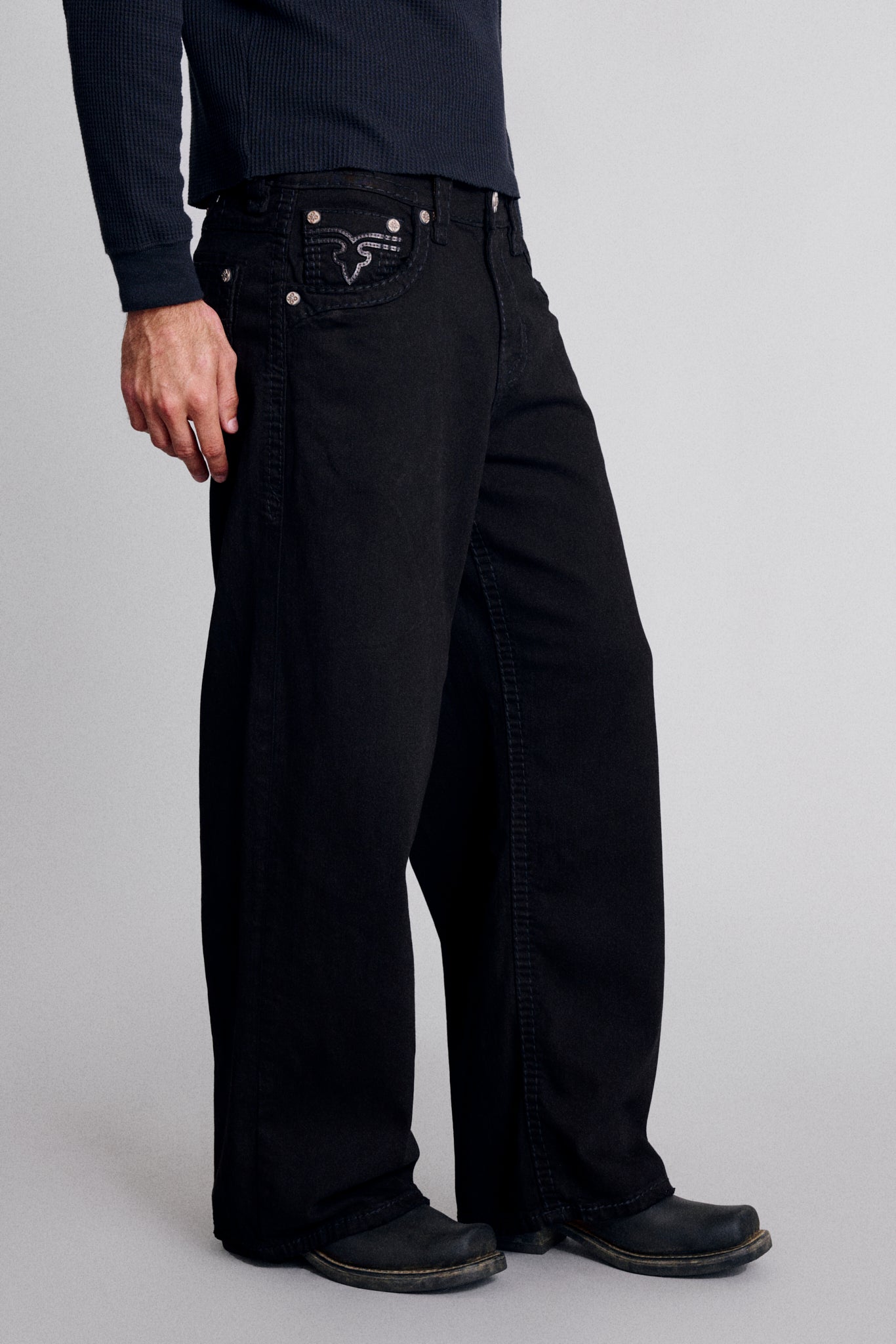 Newton Baggy 3 Jeans in Black Midnight Newton Baggy 3 Jeans in Black Midnight