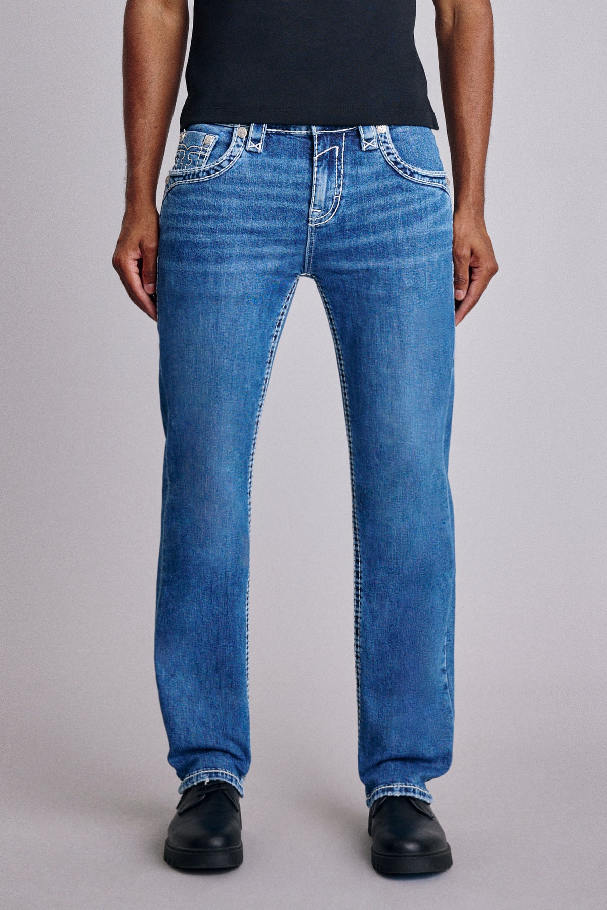 Titan Relaxed Straight Jeans - Rock Revival®