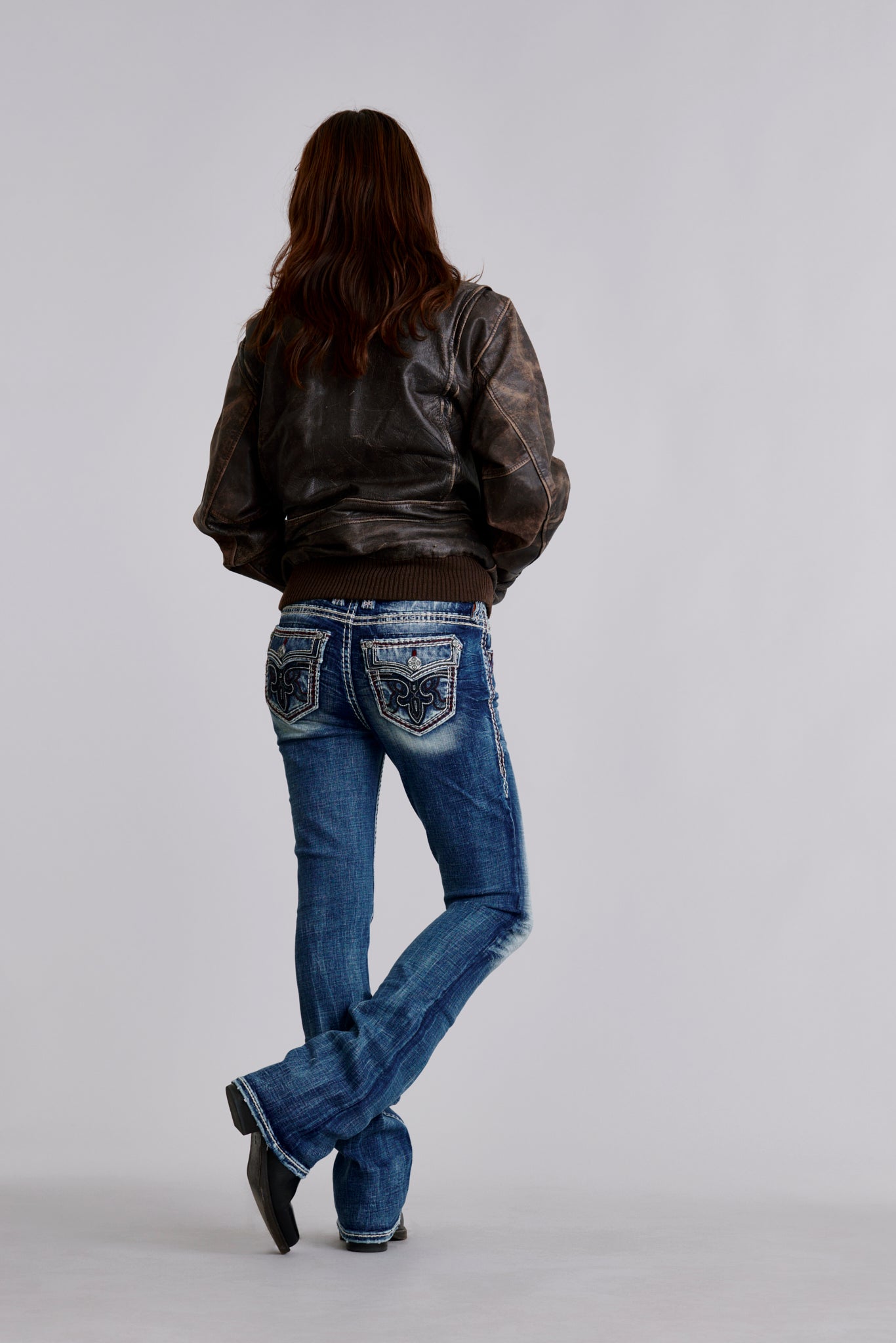 Peacoat Bootcut Jeans | Medium Wash | Rock Revival