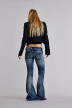 Joplin Super Low-Rise Flare Jeans - Rock Revival®