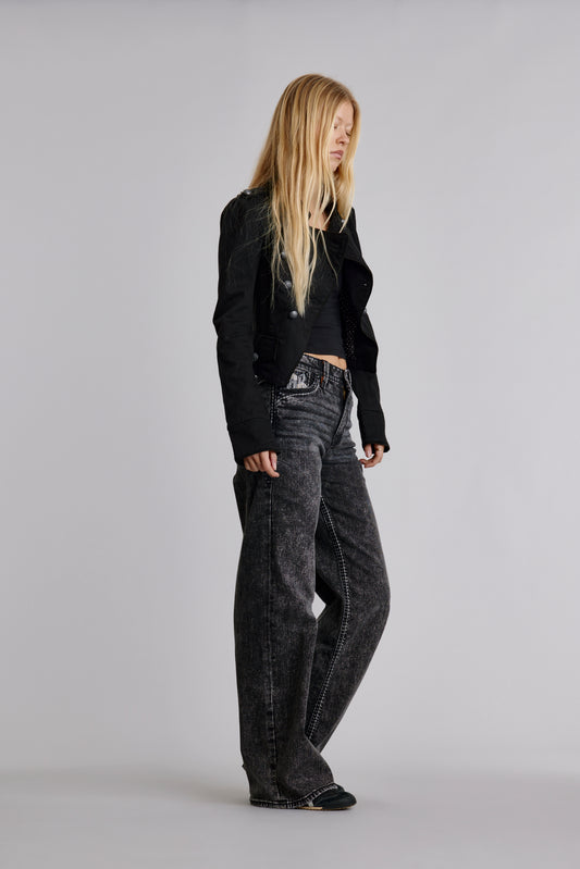 Isolde High Rise Wide Leg Jeans (READY) - Rock Revival®