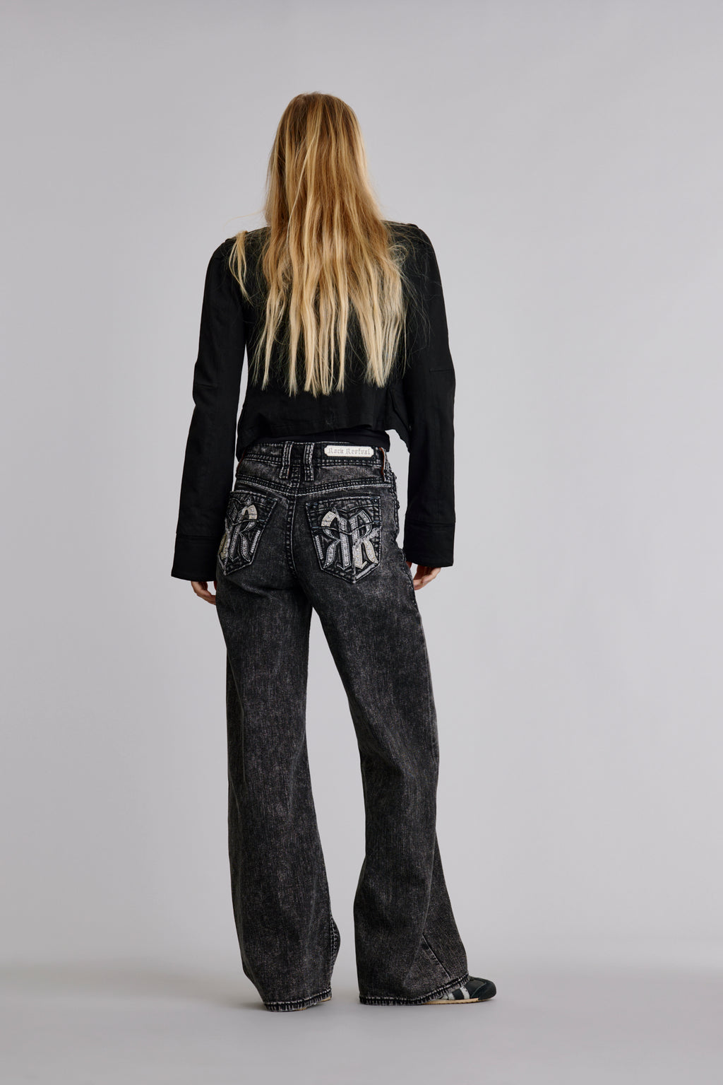 Isolde High Rise Wide Leg Jeans (READY) - Rock Revival®