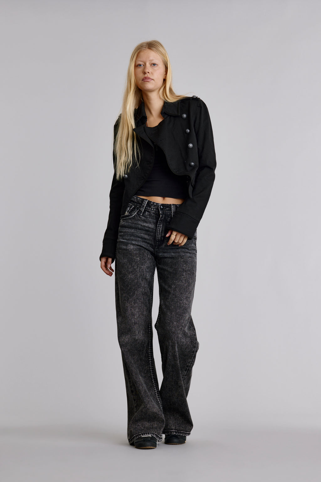 Isolde High Rise Wide Leg Jeans (READY) - Rock Revival®