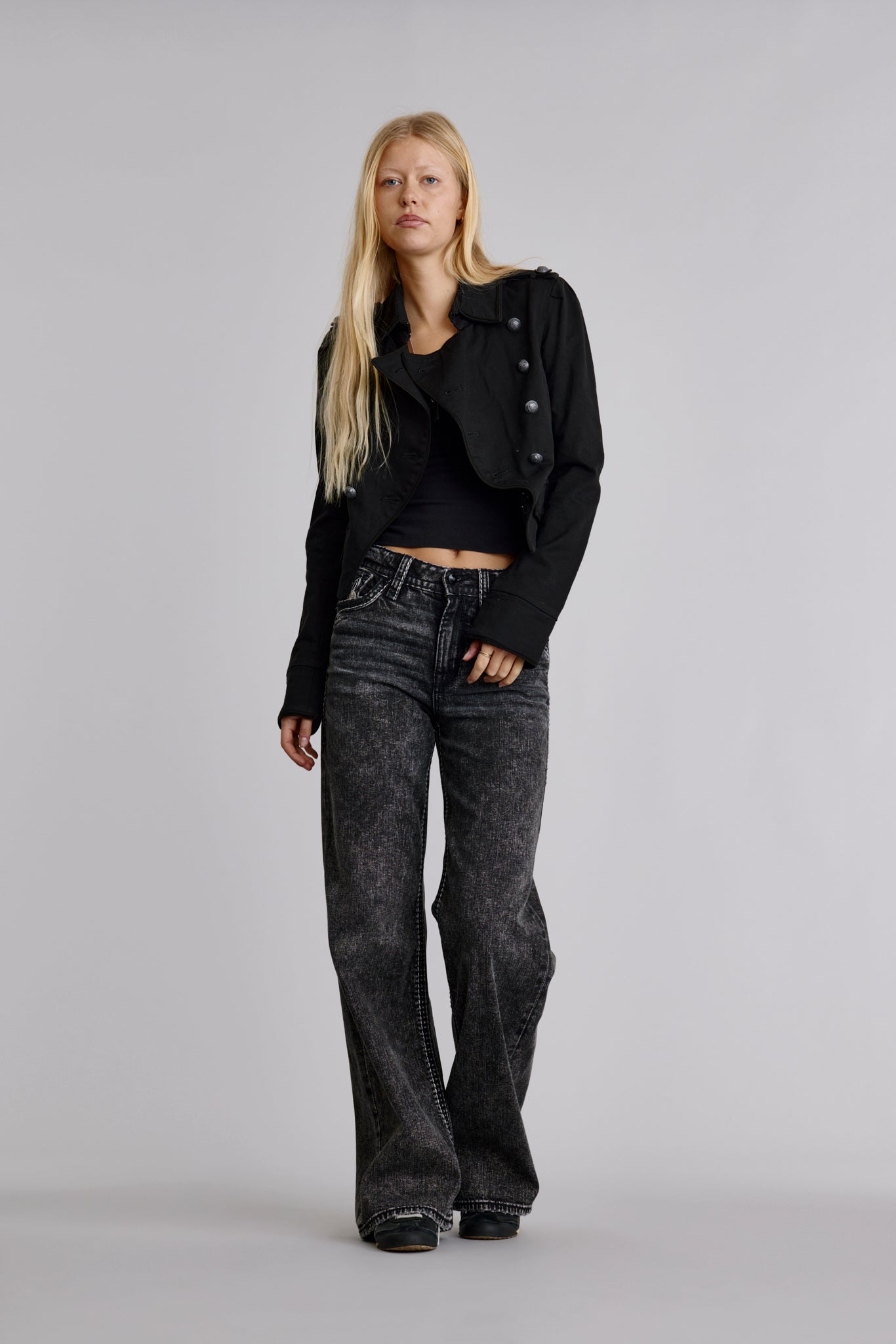 Isolde High Rise Wide Leg Jeans (READY) - Rock Revival®