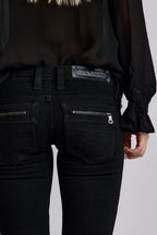 Kamil Super Low-Rise Moto Bootcut Jeans - Rock Revival®