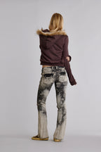Kamil Super Low-Rise Moto Bootcut Jeans (4/30/26+UPCS+STOCK) - Rock Revival®