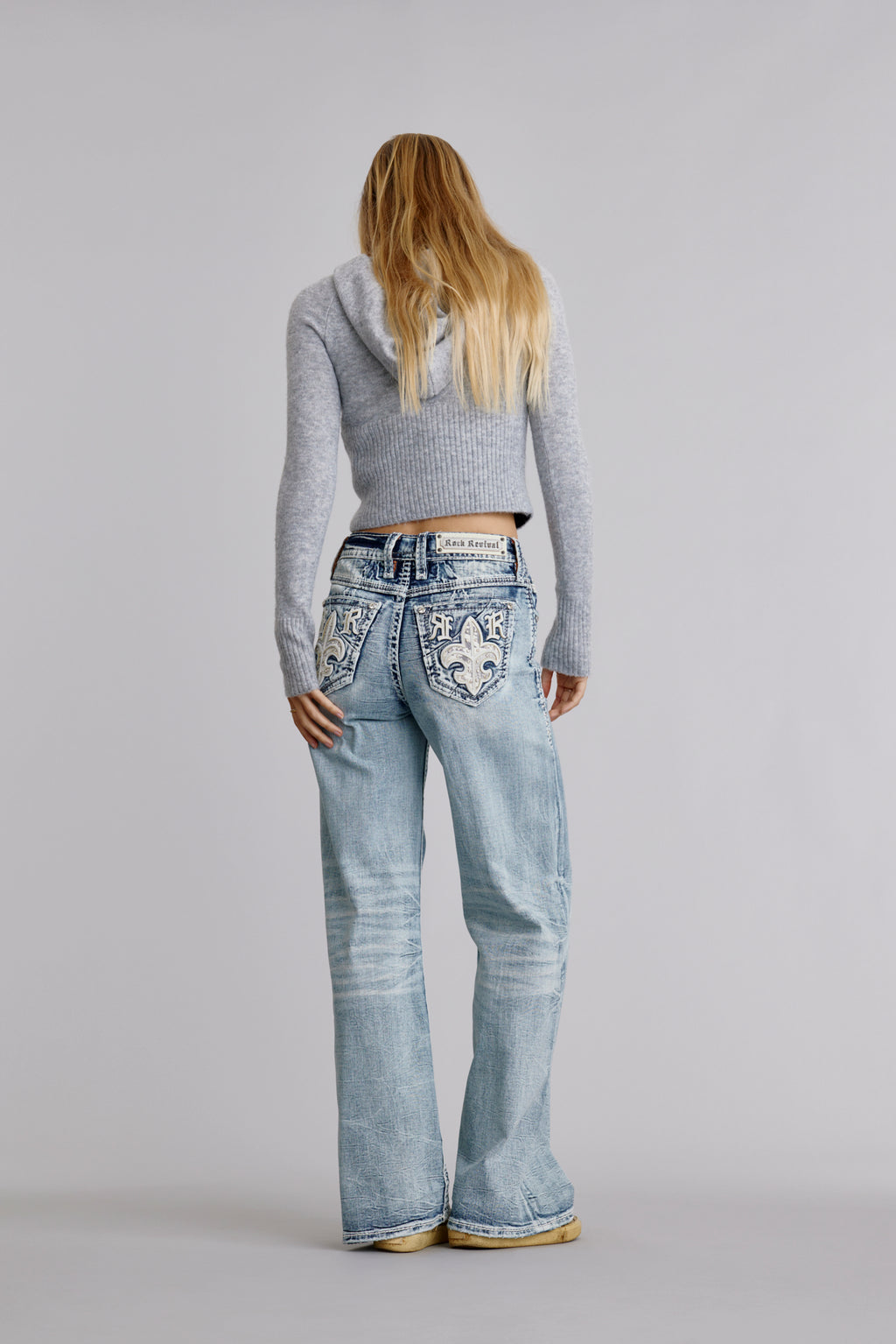 Kari High Rise Wide Leg Jeans (READY) - Rock Revival®