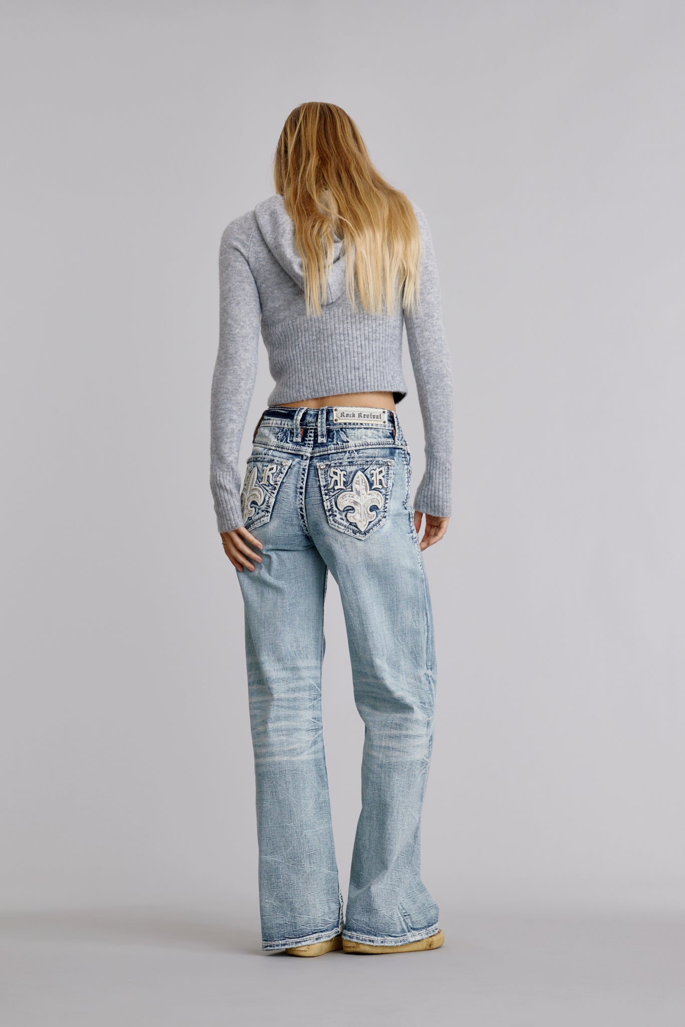 Kari High Rise Wide Leg Jeans (READY) - Rock Revival®