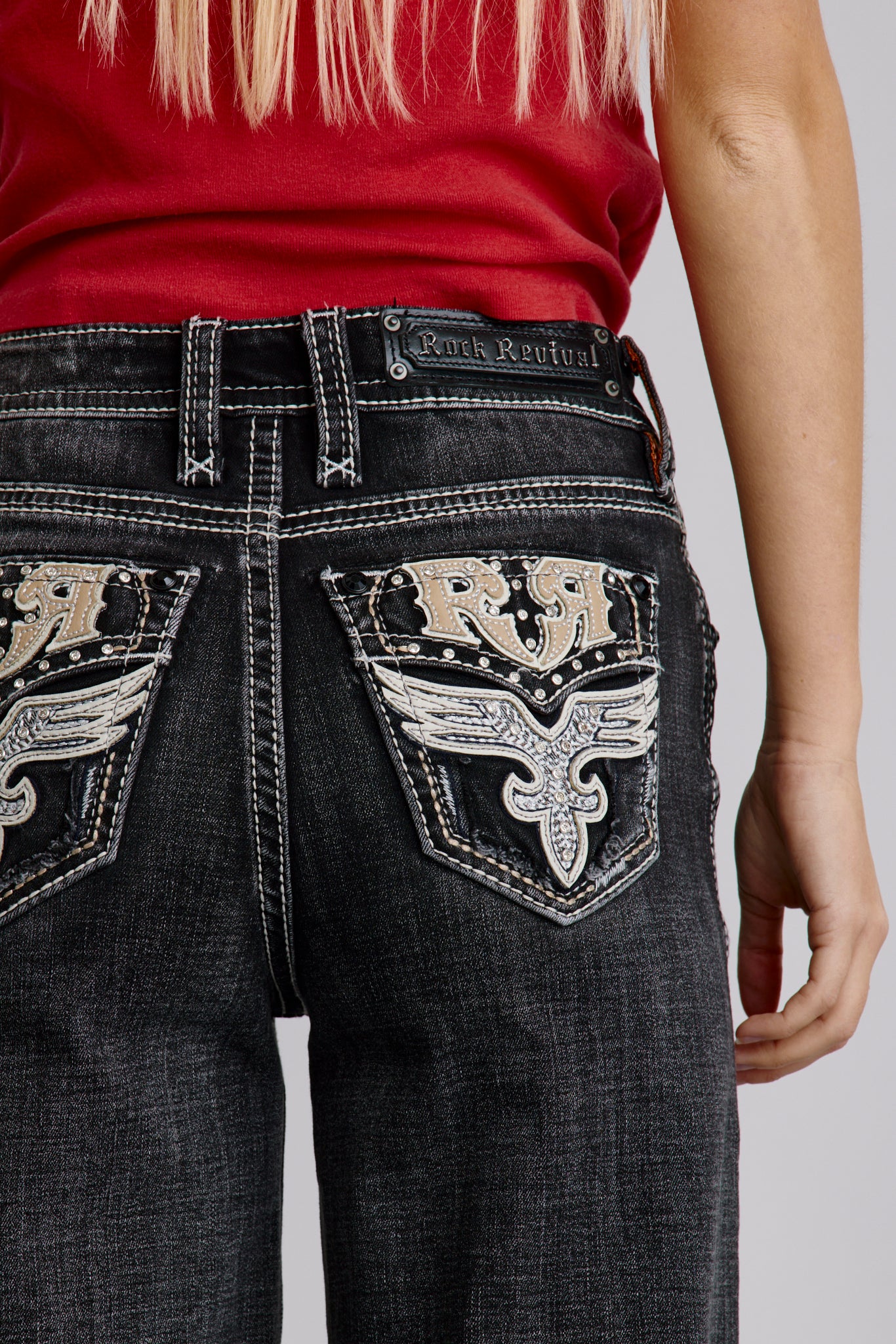 Kiella High Rise Wide Leg Jeans - Rock Revival®