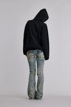 Classic Rock Hoodie in Black / Pink (November) (WOMEN'S) - Rock Revival®