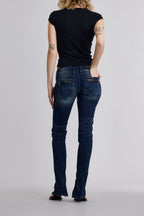 Camille Super Low-Rise Moto Skinny Jeans - Rock Revival®
