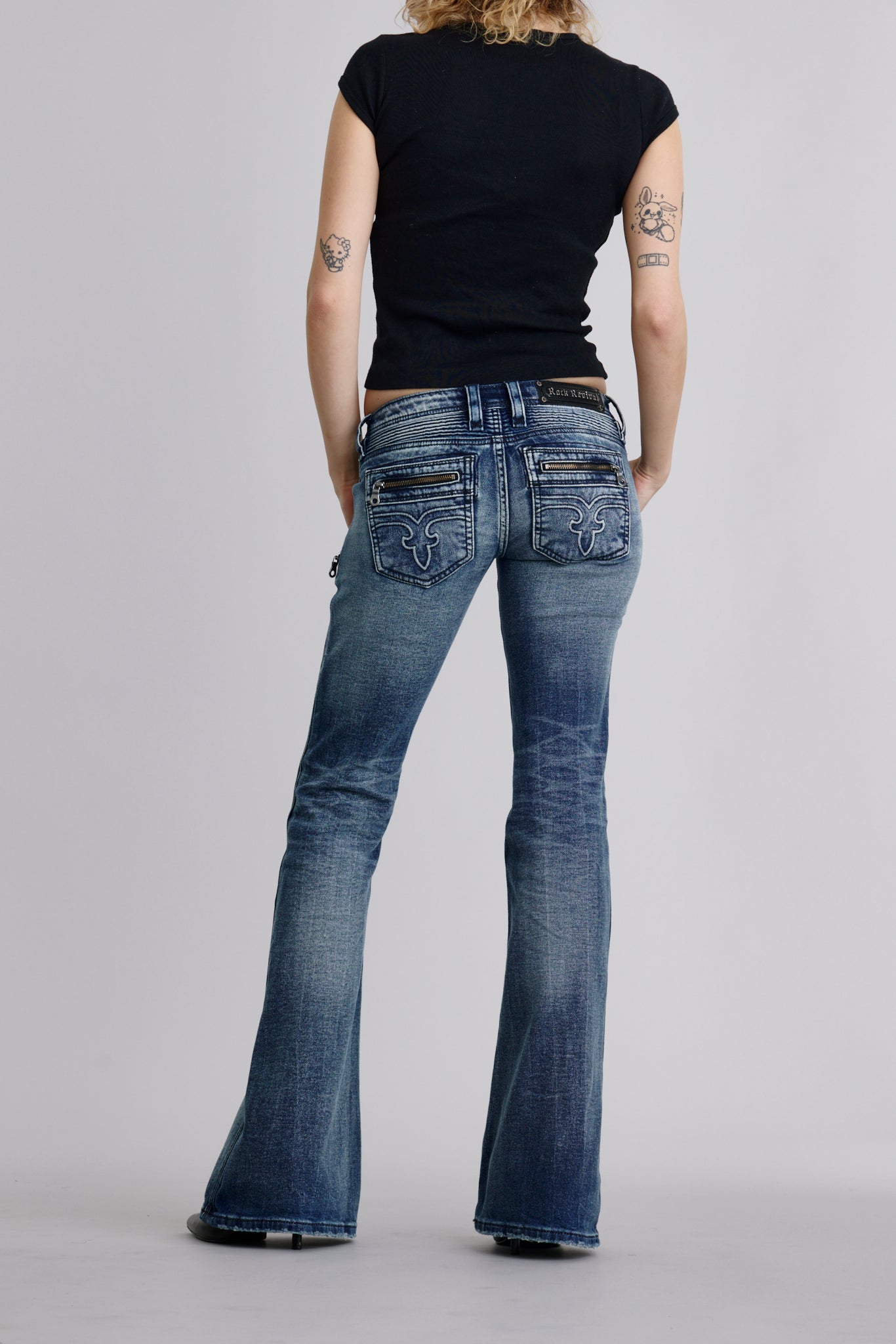 Joplin Super Low-Rise Flare Jeans - Rock Revival®