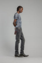 Adriel Alt Straight Jeans in Black - Rock Revival®