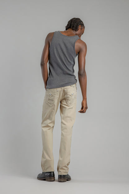 Arther Bootcut Jeans in Light Beige - Rock Revival®