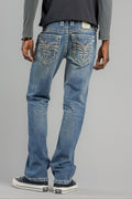 Arther Bootcut Jeans in Medium Blue - Rock Revival®