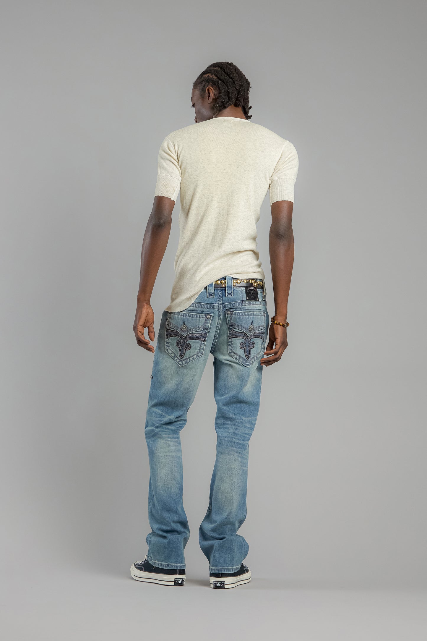 Arther Bootcut Jeans in Light Blue - Rock Revival®