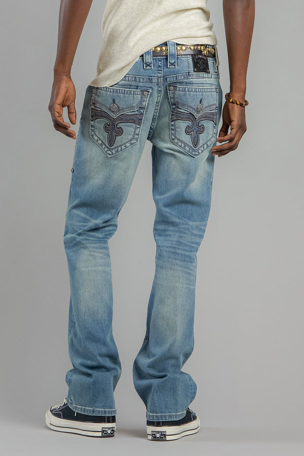 Arther Bootcut Jeans in Light Blue