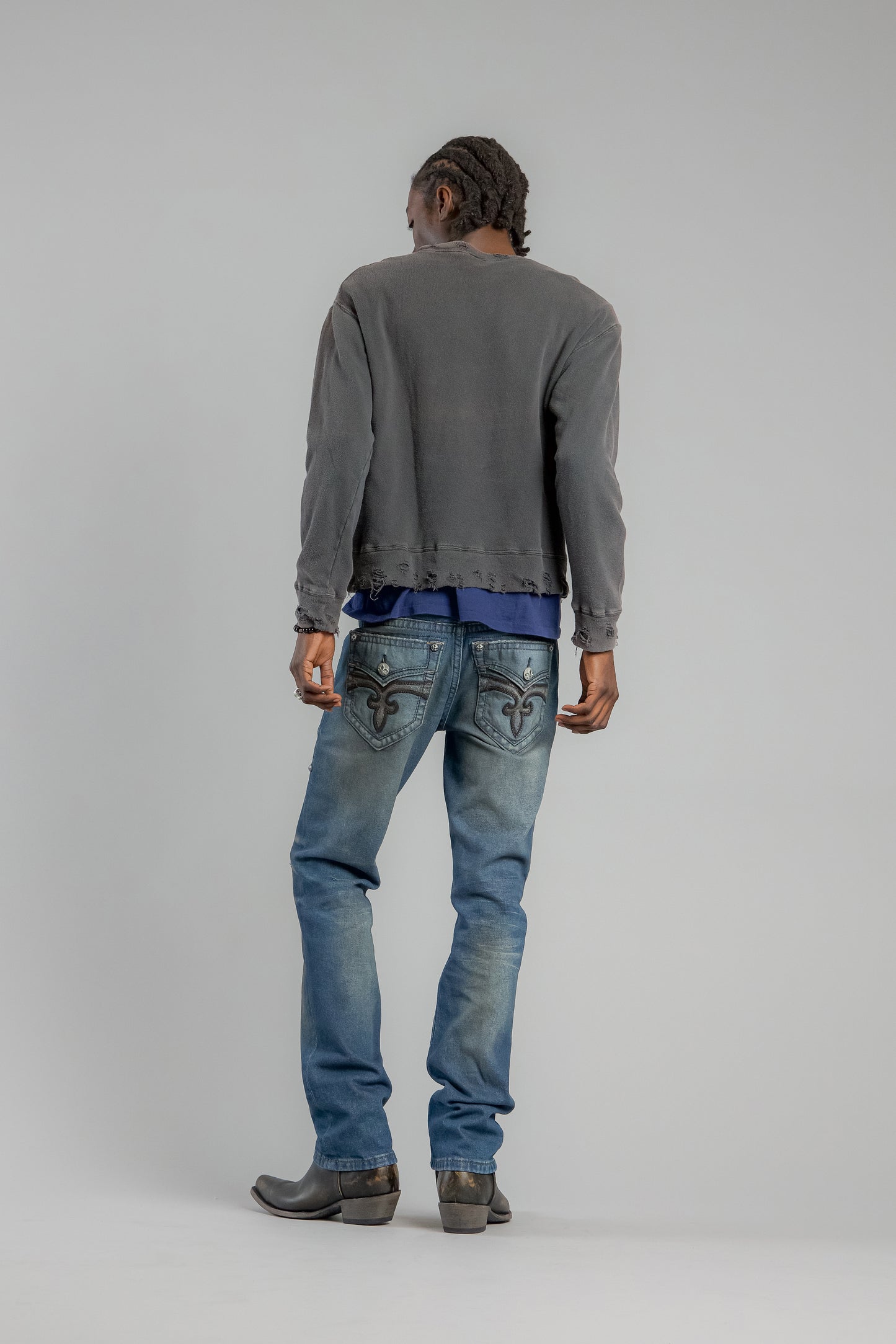 Arther Straight Jeans in Vintage Blue - Rock Revival®
