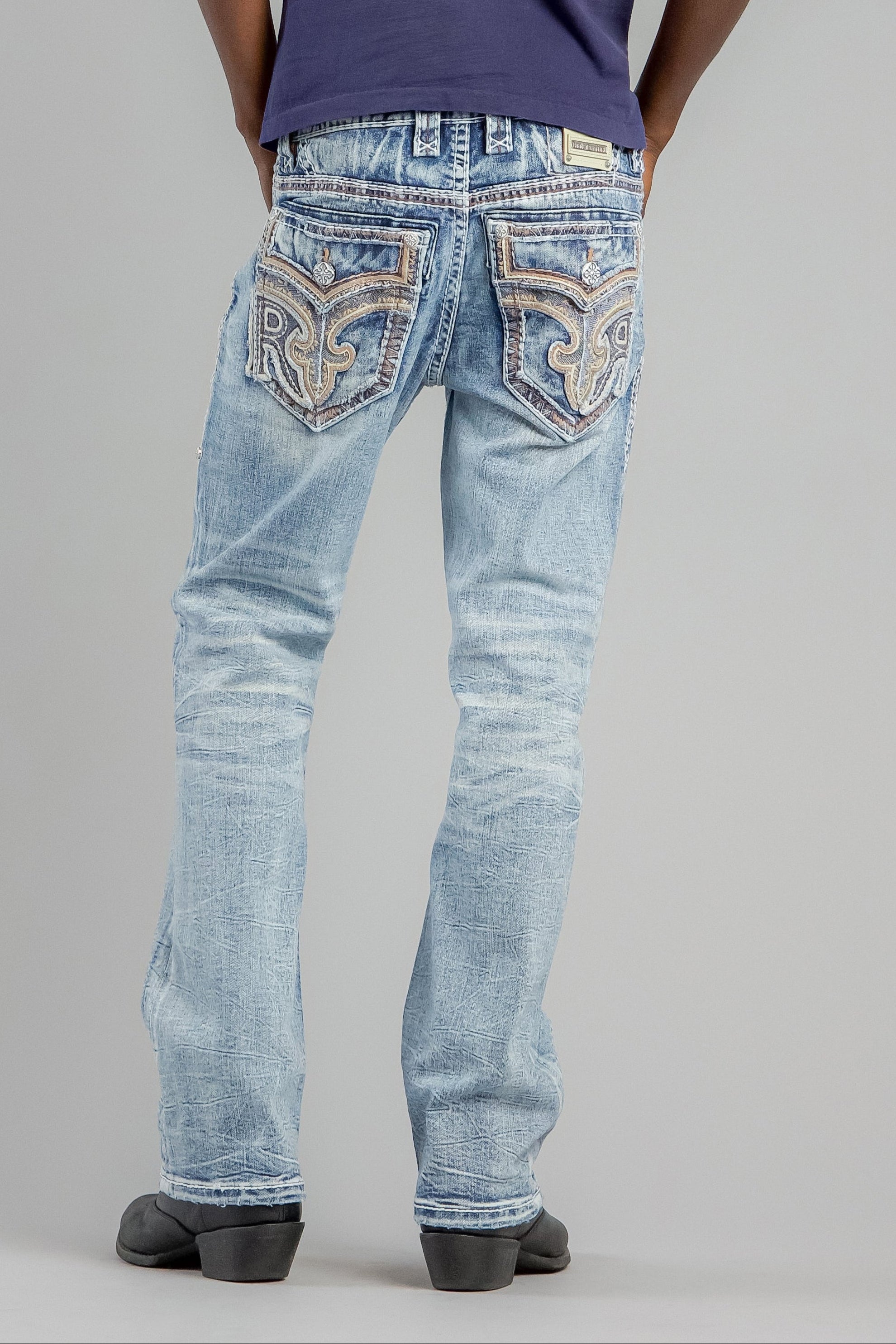 Rock Revival ブーツカットデニム 29インチ Baxter Bootcut Jeans | Light Blue | Rock Revival