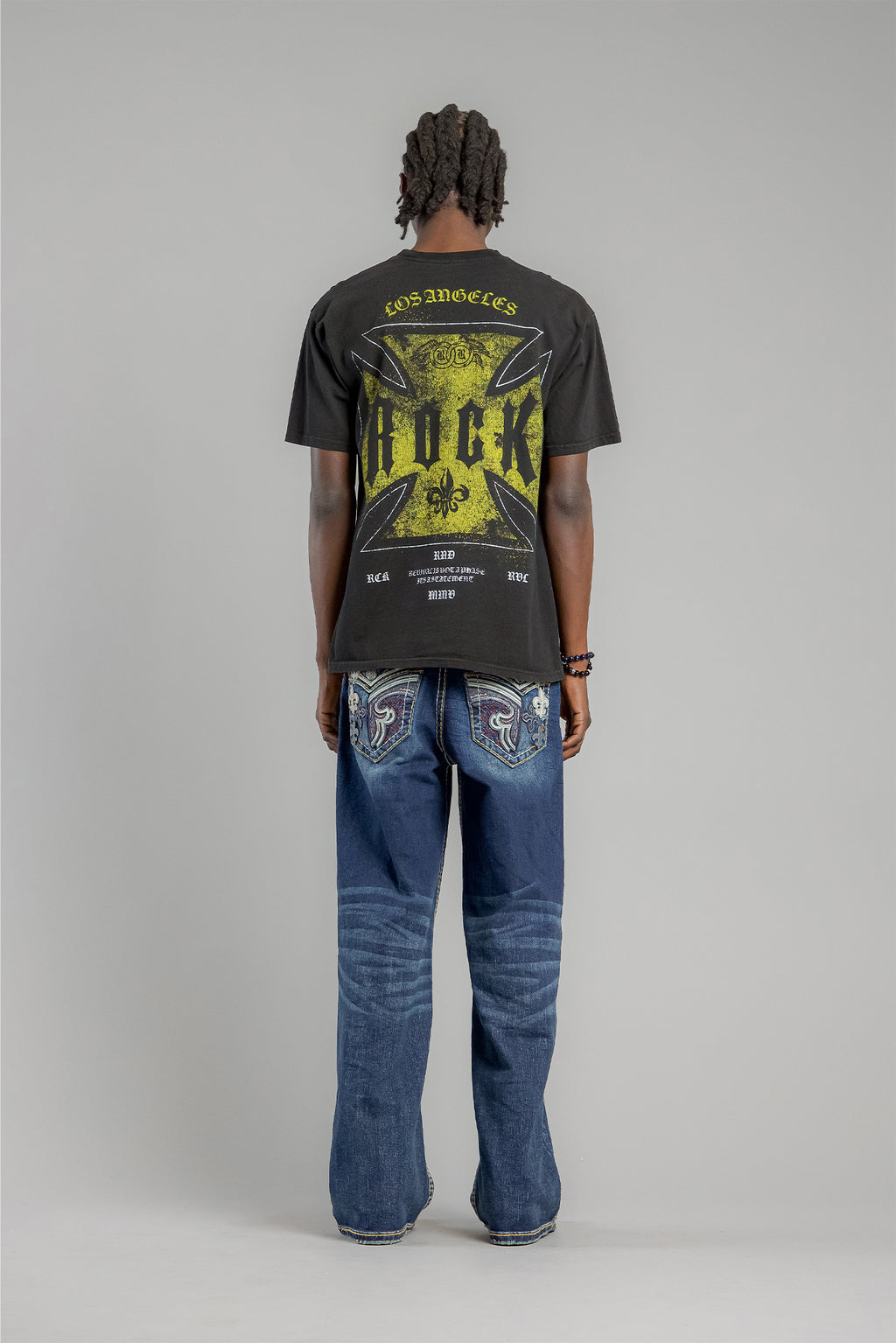 Rock Revival Cross Forme Tee in Black - Rock Revival®