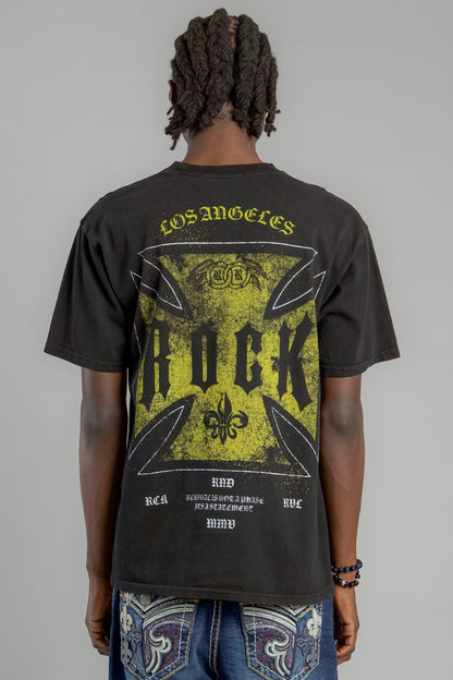 Rock Revival Cross Forme Tee in Black - Rock Revival®