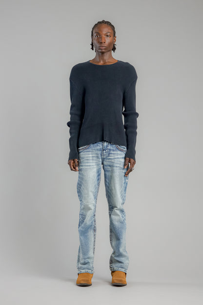 Esme Bootcut Jeans in Light Blue - Rock Revival®