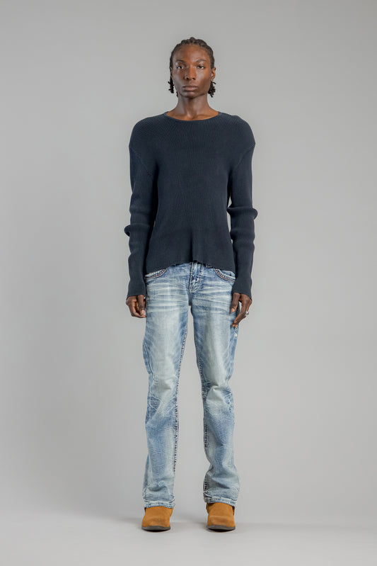 Esme Bootcut Jeans in Light Blue - Rock Revival®