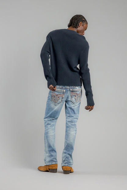 Esme Bootcut Jeans in Light Blue - Rock Revival®
