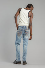 Esme Straight Jeans in Light Blue - Rock Revival®