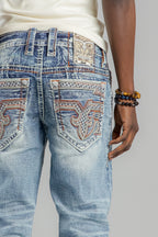 Esme Straight Jeans in Light Blue - Rock Revival®