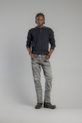 Jailin Straight Jeans in Dark Gray (description update) - Rock Revival®