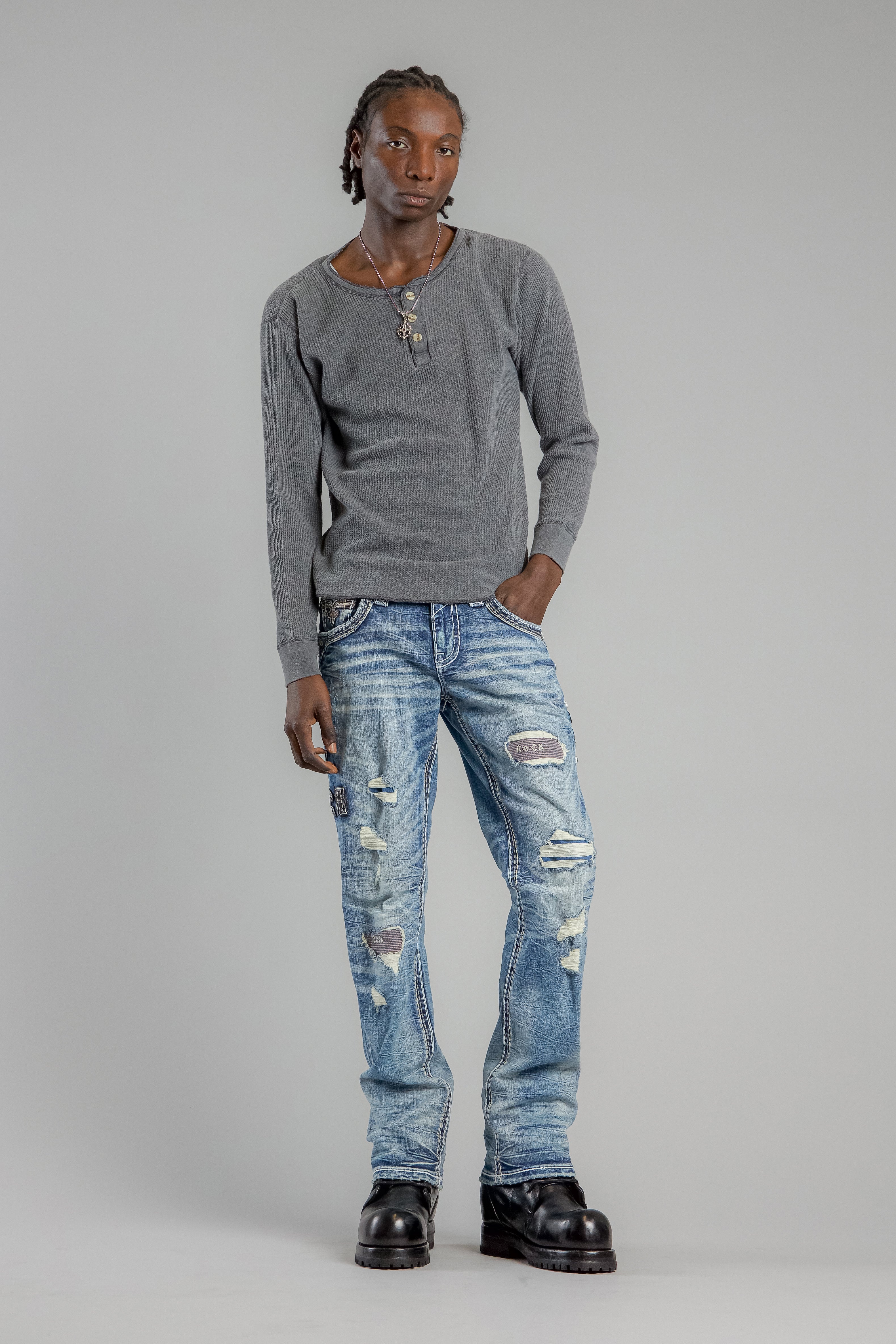 Mason (B202) Bootcut Jeans (RR GR COLLECTION-4/30/26-DESC) - Rock Revival®