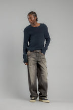 Milton Relaxed Baggy 2 Jeans in Vintage Black - Rock Revival®