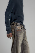 Milton Relaxed Baggy 2 Jeans in Vintage Black - Rock Revival®