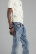 Richie Straight Jeans in Light Blue - Rock Revival®