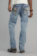 Richie Straight Jeans in Light Blue - Rock Revival®