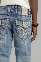 Richie Straight Jeans in Light Blue - Rock Revival®