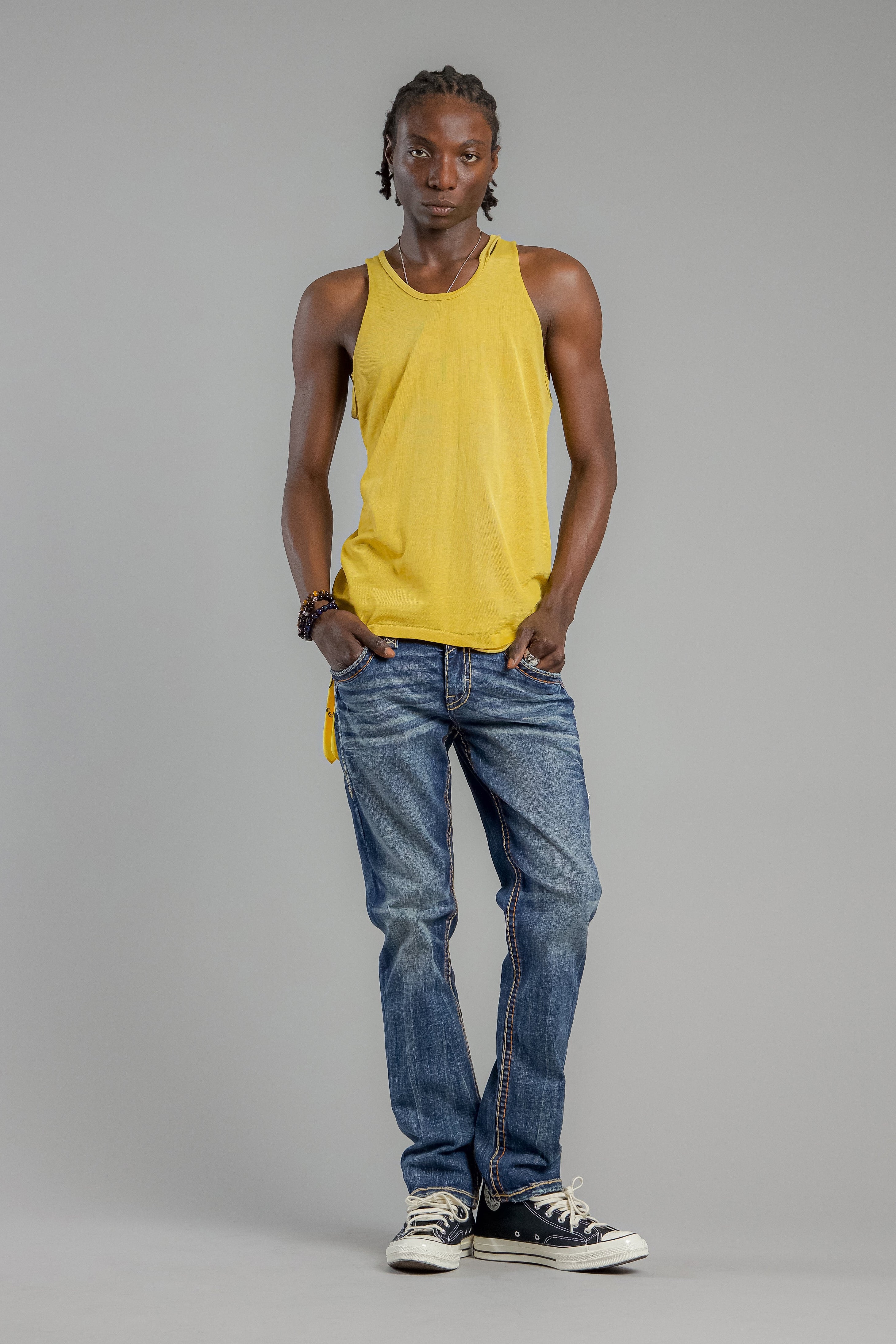 Theodore Straight Jeans in Dark Blue - Rock Revival®