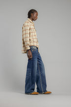 Thorne Baggy 3 Jeans in Dark Blue - Rock Revival®
