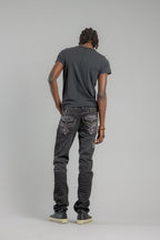 Vinton Straight Jeans in Black - Rock Revival®